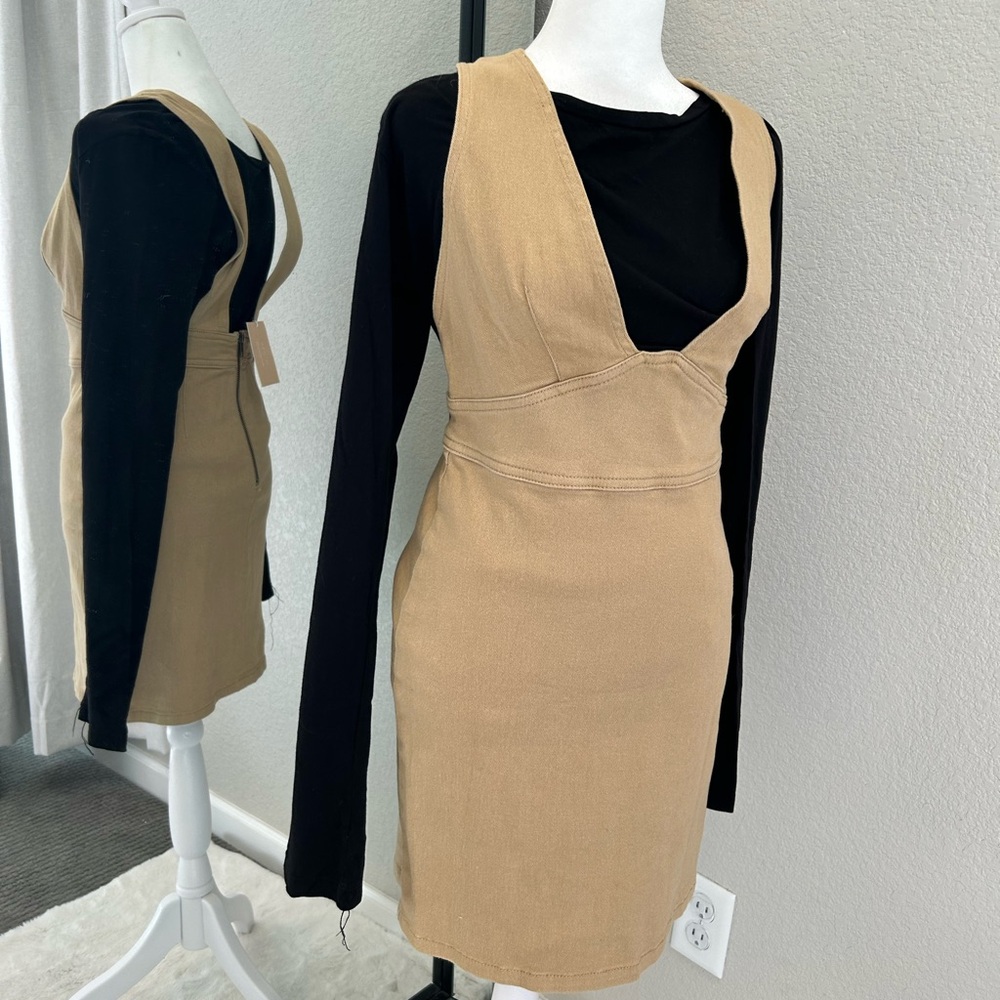 Mink pink denim dress - Picture 2 of 12